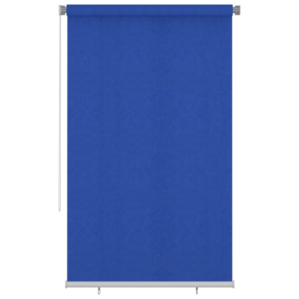 Vidaxl rolgordijn voor buiten 140x230 cm hdpe blauw