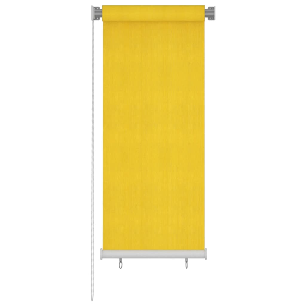 Vidaxl rolgordijn voor buiten 60x140 cm hdpe geel