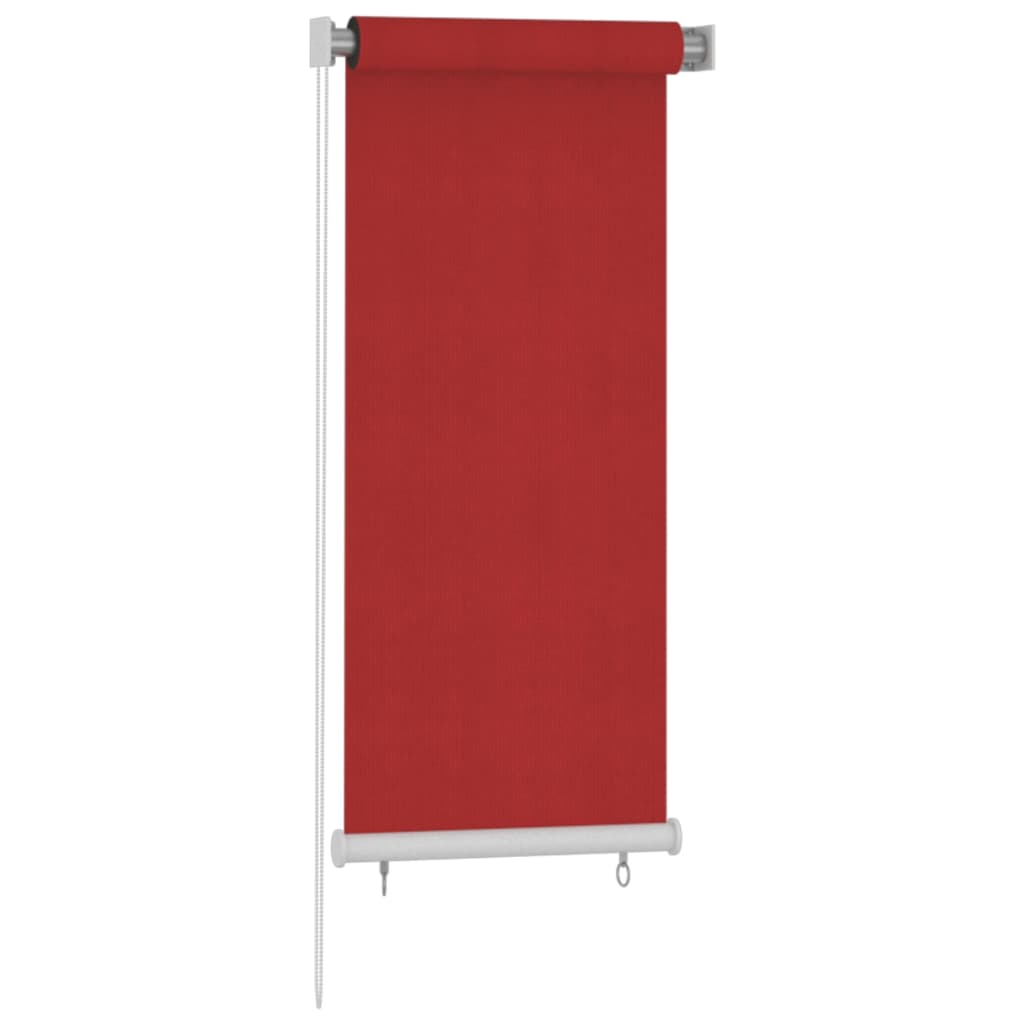 Vidaxl rolgordijn voor buiten 60x140 cm hdpe rood