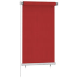 VidaXL Rolgordijn voor buiten 80x140 cm HDPE rood