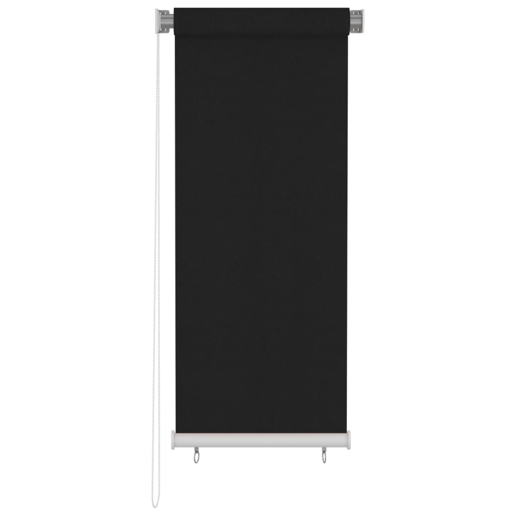 Vidaxl rolgordijn voor buiten 60x140 cm zwart