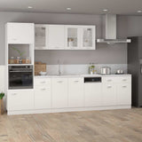 Vidaxl vaatwasserpaneel lyon 45x3x67 cm bewerkt hout wit
