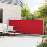 Vidaxl tuinscherm uittrekbaar 140x600 cm rood