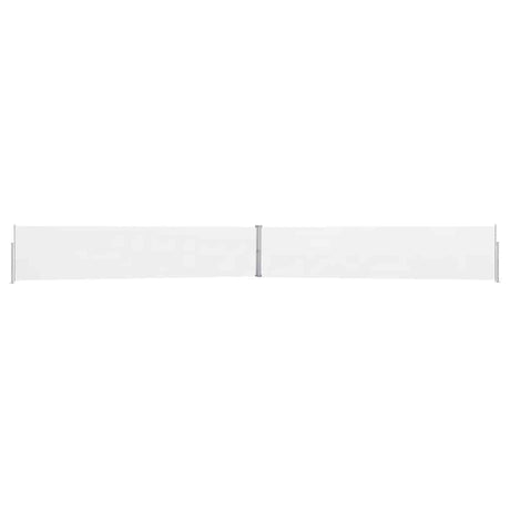 Vidaxl tuinscherm uittrekbaar 170x1200 cm crème