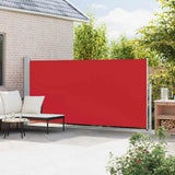 Vidaxl tuinscherm uittrekbaar 180x500 cm rood
