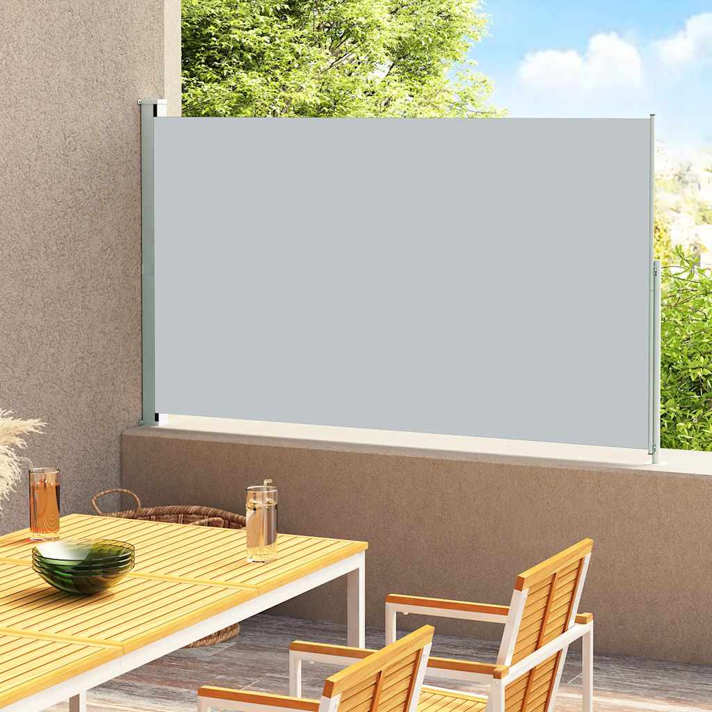 Vidaxl tuinscherm uittrekbaar 200x300 cm grijs