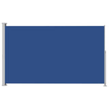 Vidaxl tuinscherm uittrekbaar 200x300 cm blauw