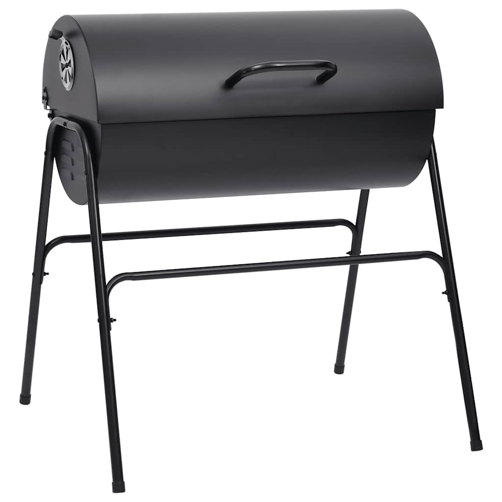 Vidaxl barbecuevat met 2 kookroosters 80x95x90 cm staal zwart