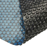 Vidaxl zwembadfolie solar drijvend 500x300 cm pe zwart en blauw