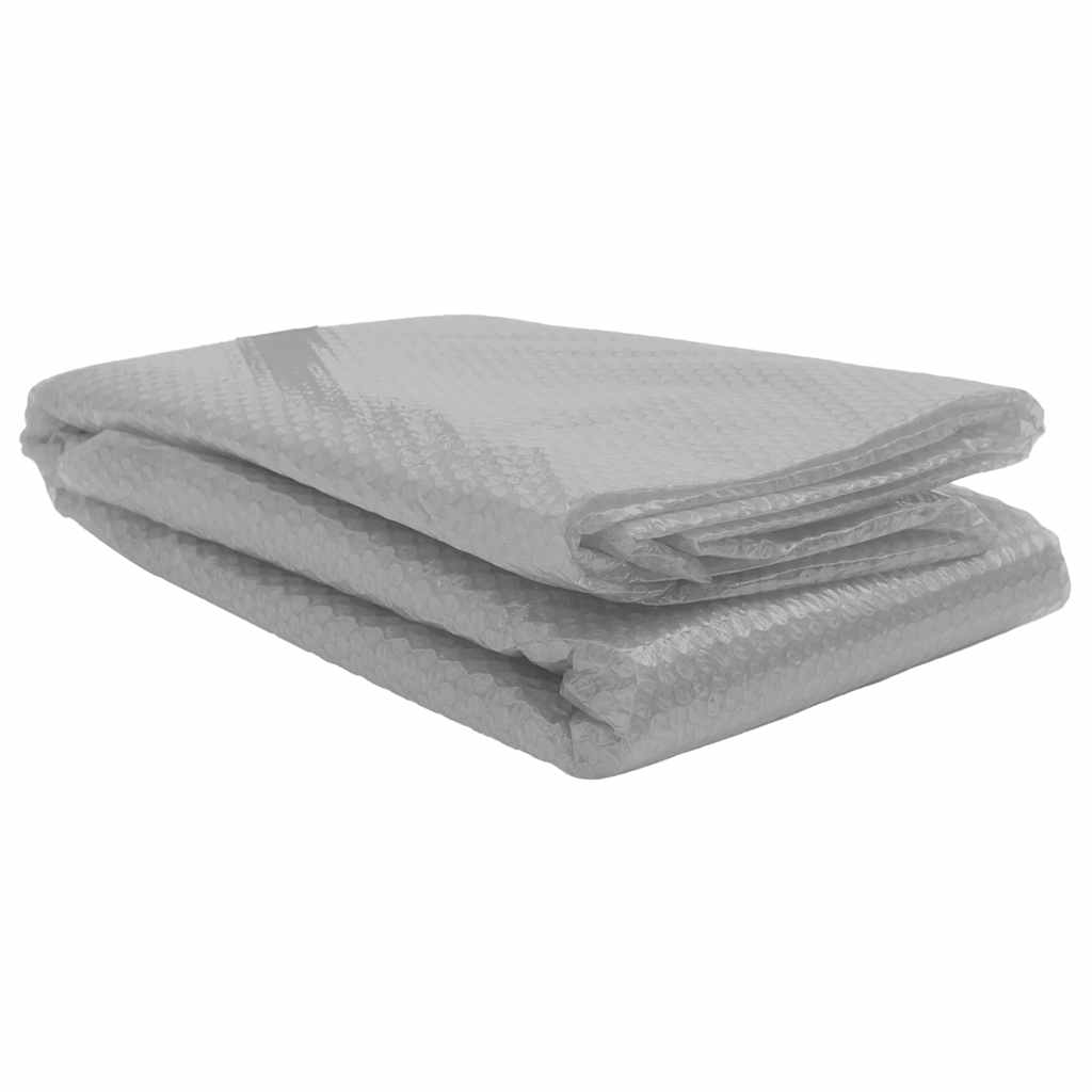 Vidaxl zwembadfolie solar drijvend 260x160 cm pe grijs