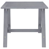 Vidaxl tuintafel 88x88x74 cm massief acaciahout grijs