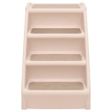 Vidaxl hondentrap inklapbaar 62x40x49,5 cm crème