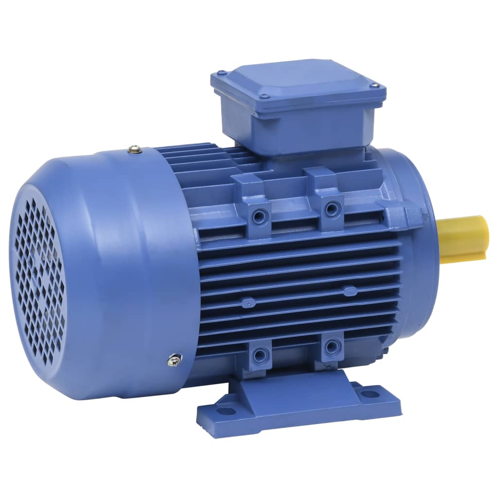 Vidaxl elektromotor 3 fase 1,5 kw 2 pk 2-polig 2840 rpm aluminium