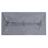 Vidaxl tuinwagenvoering 81x41x21 cm stof donkergrijs