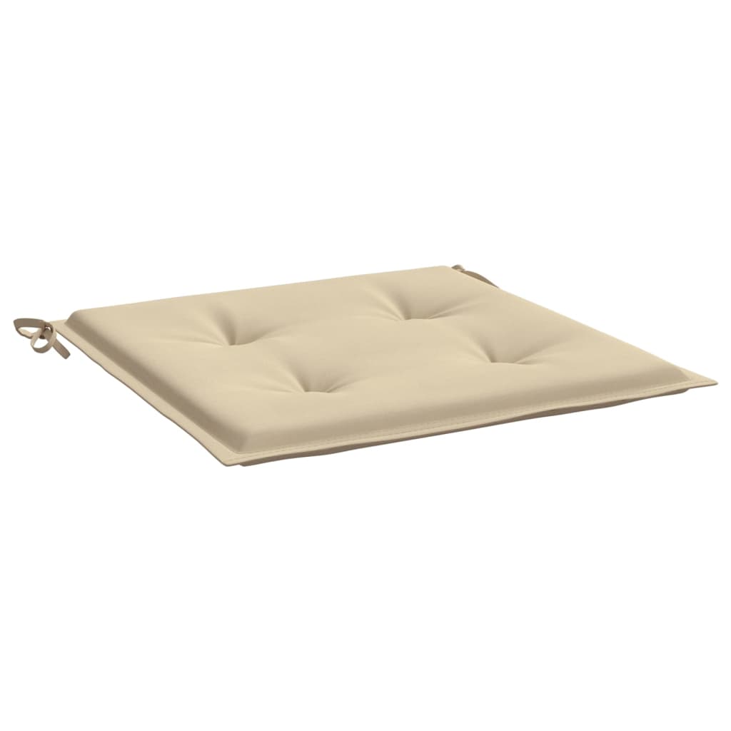 VidaXL Tuinstoelkussens 6 st 40x40x3 cm oxford stof beige