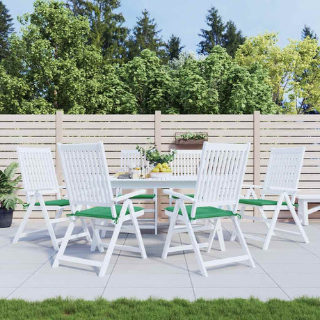 Vidaxl tuinstoelkussens 6 st 40x40x3 cm oxford stof groen