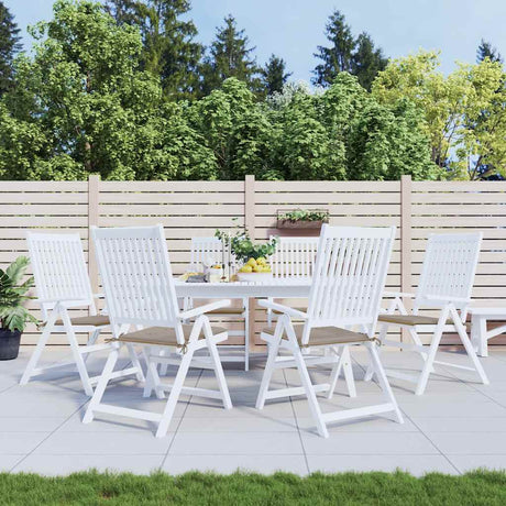 Vidaxl tuinstoelkussens 6 st 40x40x4 cm oxford stof taupe