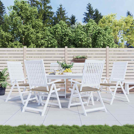 Vidaxl tuinstoelkussens 6 st 40x40x4 cm oxford stof taupe