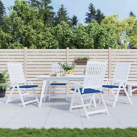 Vidaxl tuinstoelkussens 4 st 40x40x4 cm oxford stof koningsblauw