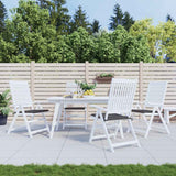 Vidaxl tuinstoelkussens 4 st 50x50x4 cm oxford stof antracietkleurig