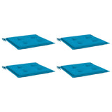 Vidaxl tuinstoelkussens 4 st 50x50x3 cm oxford stof blauw