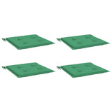 Vidaxl tuinstoelkussens 4 st 50x50x3 cm oxford stof groen