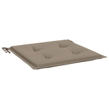 VidaXL Tuinstoelkussens 6 st 50x50x3 cm oxford stof taupe