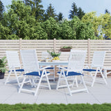 Vidaxl tuinstoelkussens 6 st 50x50x4 cm oxford stof koningsblauw