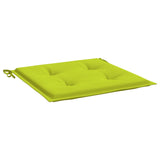 VidaXL Tuinstoelkussens 4 st 50x50x3 cm oxford stof felgroen