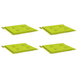 Vidaxl tuinstoelkussens 4 st 50x50x3 cm oxford stof felgroen