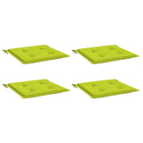 Vidaxl tuinstoelkussens 4 st 50x50x3 cm oxford stof felgroen