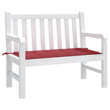 Vidaxl tuinbankkussen 100x50x4 cm oxford stof wijnrood