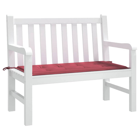 Vidaxl tuinbankkussen 120x50x4 cm oxford stof wijnrood