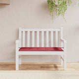 Vidaxl tuinbankkussen 120x50x4 cm oxford stof wijnrood