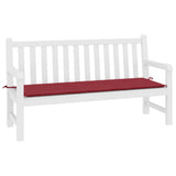 Vidaxl tuinbankkussen 200x50x4 cm oxford stof wijnrood