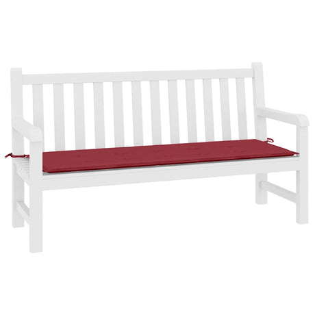Vidaxl tuinbankkussen 200x50x4 cm oxford stof wijnrood