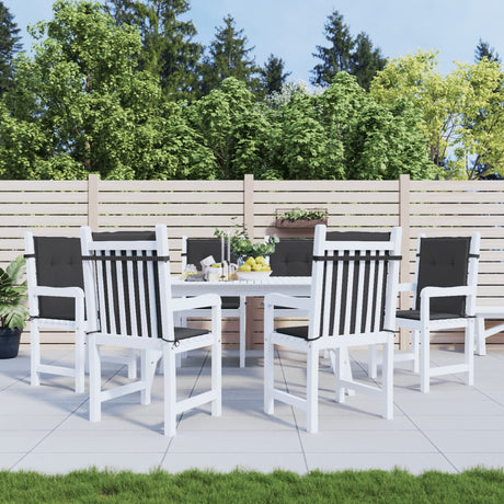 Vidaxl tuinstoelkussens 6 st 100x50x3 cm oxford stof zwart