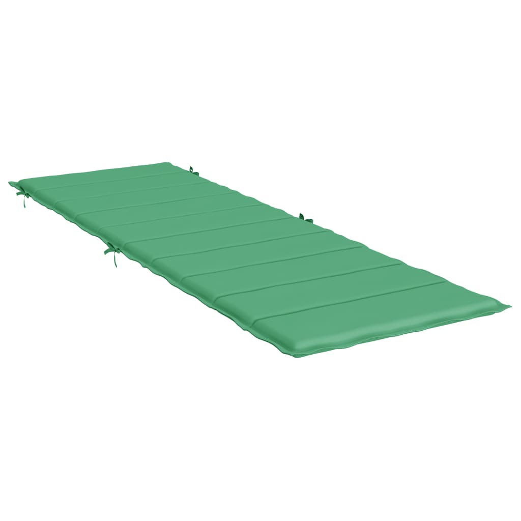 Vidaxl ligbedkussen 186x58x3 cm oxford stof groen