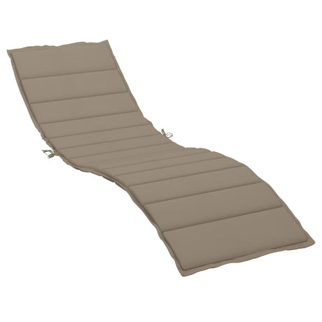 Vidaxl ligbedkussen 200x70x3 cm oxford stof taupe