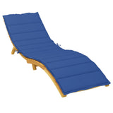Vidaxl ligbedkussen 200x70x3 cm oxford stof koningsblauw