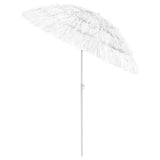 Vidaxl strandparasol hawaï 180 cm wit