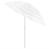 Vidaxl strandparasol hawaï 240 cm wit