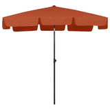 VidaXL Strandparasol 200x125 cm terracotta