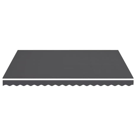 Vidaxl vervangingsdoek voor luifel 4,5x3,5 m antracietkleurig