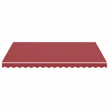 Vidaxl vervangingsdoek voor luifel 4x3 m bordeauxrood