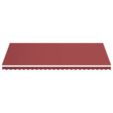 Vidaxl vervangingsdoek voor luifel 6x3 m bordeauxrood