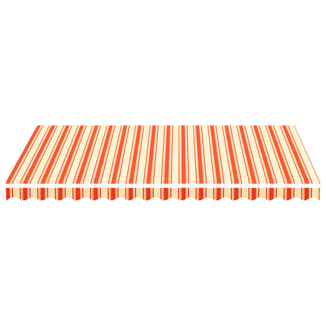 Vidaxl vervangingsdoek voor luifel 3,5x2,5 m geel en oranje