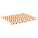 Vidaxl vervangingsdoek voor luifel 4x3 m geel en oranje