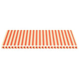 Vidaxl vervangingsdoek voor luifel 6x3 m geel en oranje