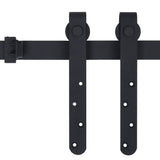 Vidaxl ophangset voor minischuifdeur 183 cm koolstofstaal